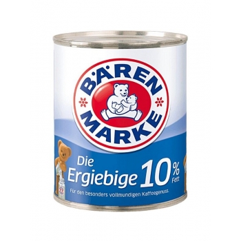 Baren Marke Kaffee Milch %10 Fett 340 g