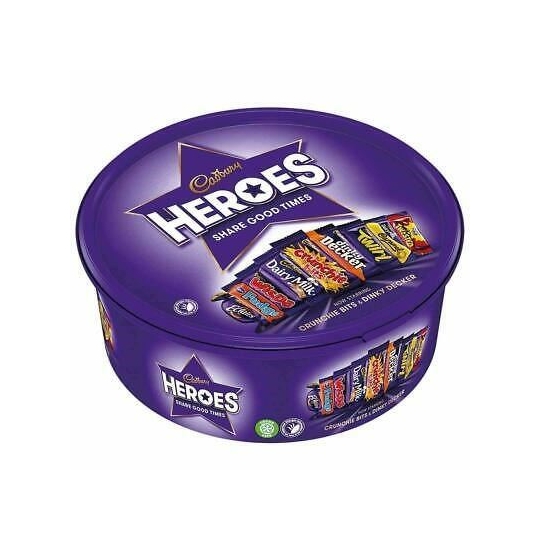 Cadbury Heroes Chocolate Tub, 600g