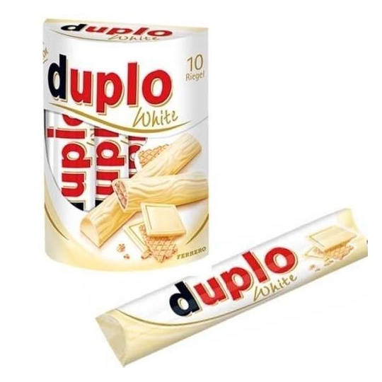 Ferrero Duplo White 10 Rıegel Menşei Almanya 18,2 gr
