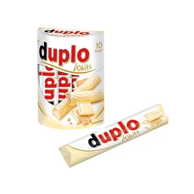 Ferrero Duplo White 10 Rıegel Menşei Almanya 18,2 gr
