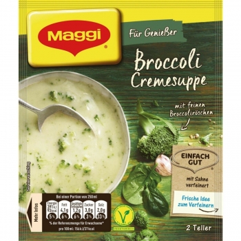 Maggi Genießer Suppe, Broccoli Creme Kremalı Brokoli Çorbası 500ml