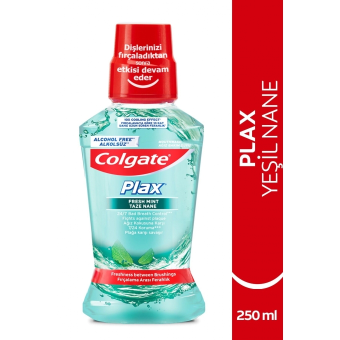 Plax Taze Nane Alkolsüz Ağız Bakım Suyu 250 Ml