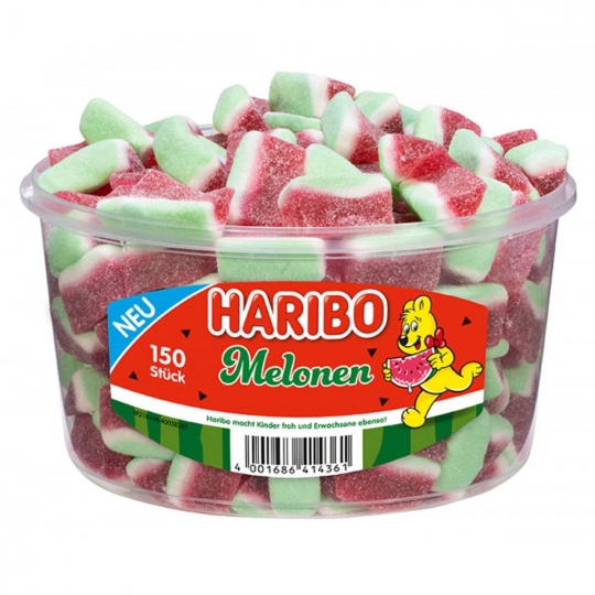 Haribo Melonen Fruchtgummi Wassermelonengeschmack süss sauer 1050g