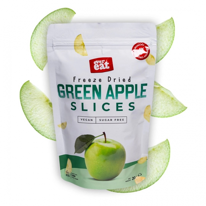 Ever Eat Freeze Dried Green Apple Slices 20g