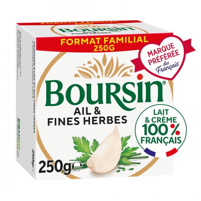 Boursin Cheese with Garlic and Herbs 250g