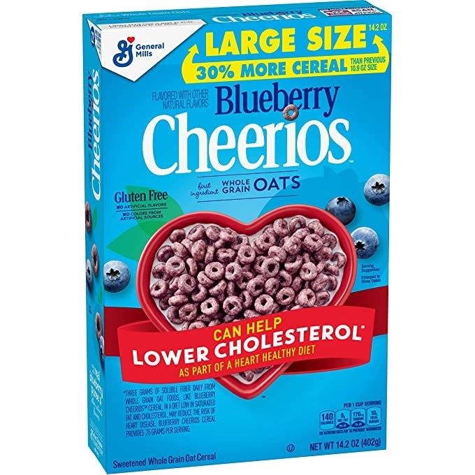 General Mills Cheerios Blueberry Meyveli Yulaf Kahvaltılık Gevrek 402g