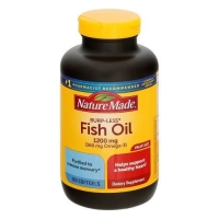Nature Made Burp-Less Fish Oil 1200 mg 200 softgels Balık Yağı Takviye