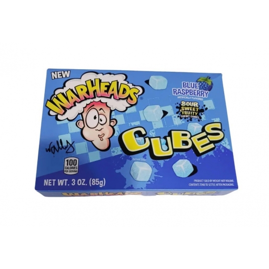 Warhead Blue Raspberry Cubes Warheads Cubes Blue Raspberry 85g | Kısmet Şarküteri