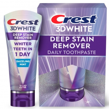 Crest 3DWhite Brilliance Deep Stain Remover - Dazzling Mint Toothpaste 59g