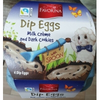 Favorina Dip Eggs Paskalya figür çikolata 144g