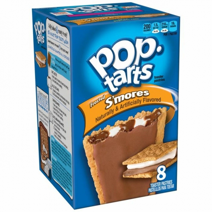 POP TARTS FROSTED SMORES BOX 8 PACK - 384G USA
