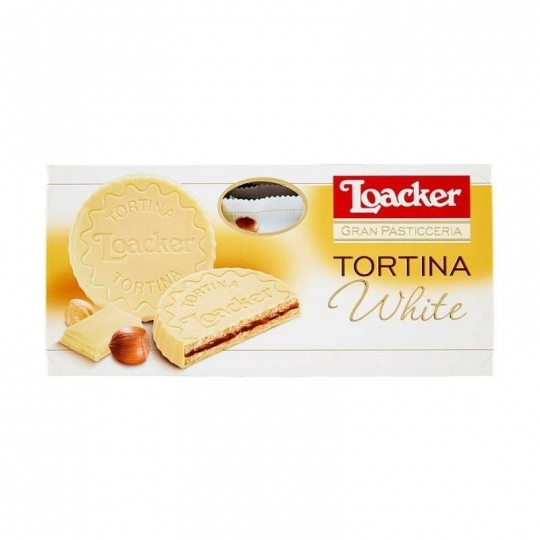 Loacker White Tortina, 125gr