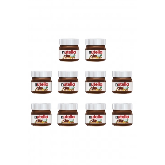 Nutella 10 Adet Italyan Mini Kakaolu Fındık Kreması 25g