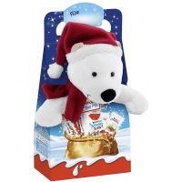 Kinder Maxi Mix 4 Farklı Çikolata Kutusu Kutup Ayısı Peluş 133g