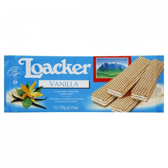 Loacker Vanilya Kremalı Gofret 175g