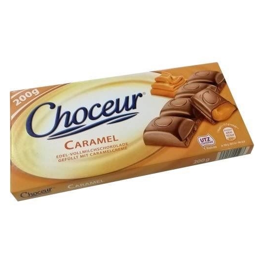 Choceur Caramel Karamel Dolgulu Sütlü Çikolata 200g