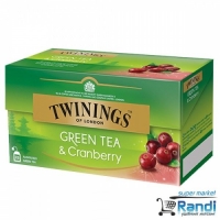 Twinings Green Tea & Cranberry Yeşil Çay Kirazlı 40g