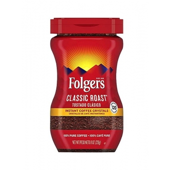 Folgers Classic Roast Instant Coffee Crystals  340 G
