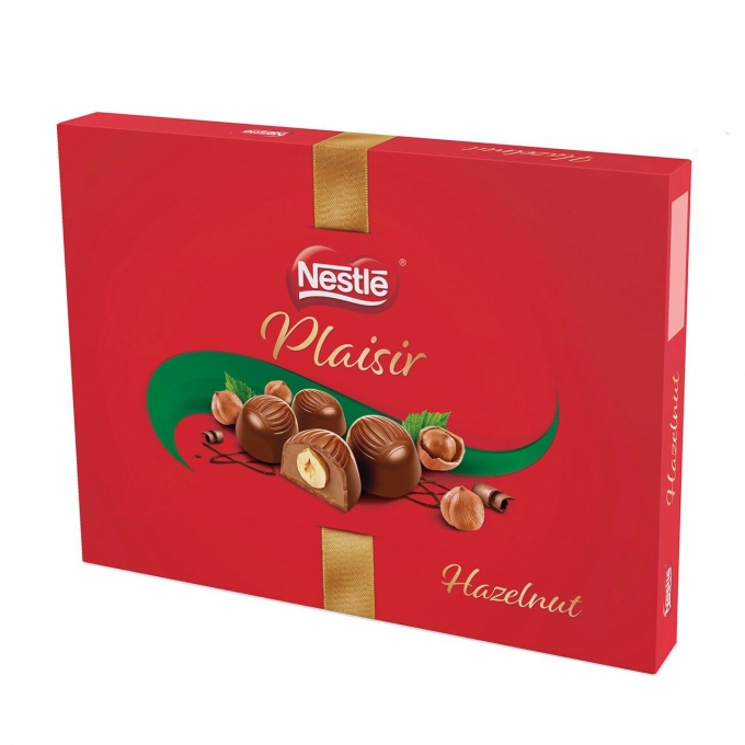 Nestle Plaisir Hazelnut Bütün Fındıklı Çikolata 154gr