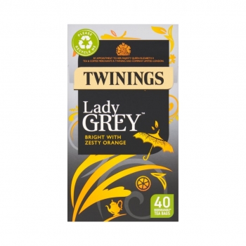 Twinings Lady Grey 40 Tea Bags 100g