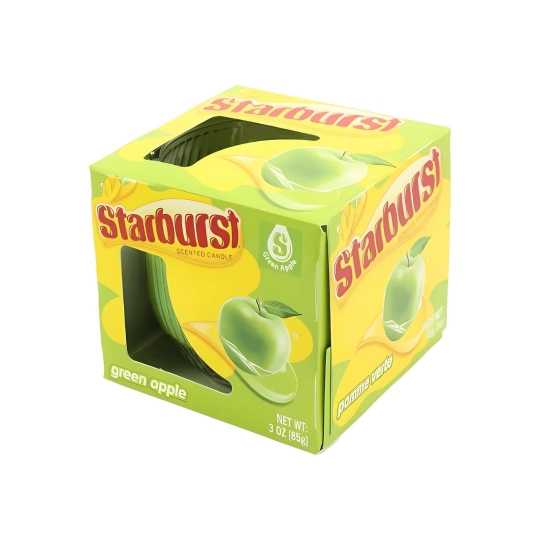 Starburst Green Apple Scented Candle (Kokulu Mum) 85g