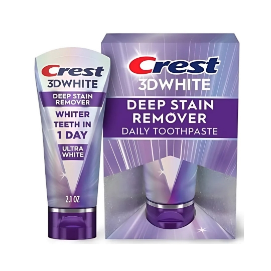 Crest 3DWhite Brilliance Deep Stain Remover - Ultra White Toothpaste 59g