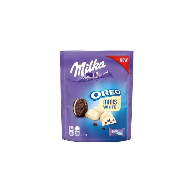 Milka - Oreo Mini White Oreolu Beyaz Çikolata  153g