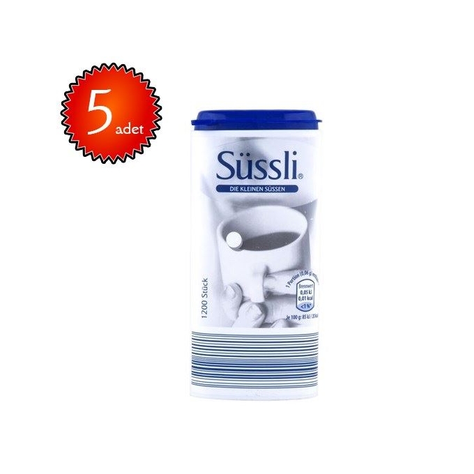 Süssli Tatlandırıcı 1.200 TABLET   x 5 ADET