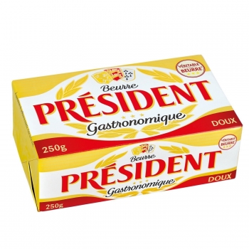President le Beurre Gastronomique Doux French Butter 250g
