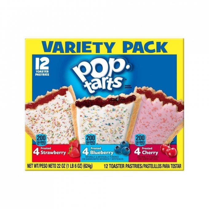 Pop Tarts Frosted Variety Pack Pastries Meyveli Pastalar 576g