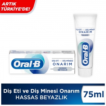 Oral-B Diş Eti ve Diş Minesi Onarım Hassas Beyazlık 75 ml