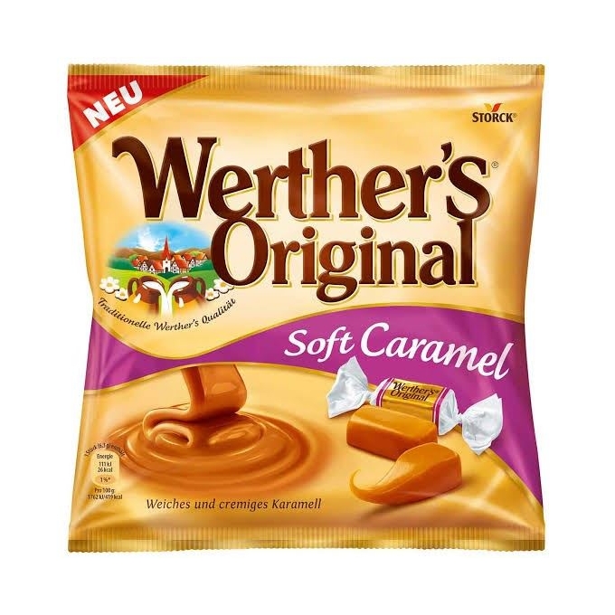Werther's Original Soft Caramel  Karamel Dolgulu Yumuşak Şekerleme 180gr