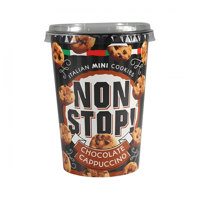 Non Stop! Chocolate Cappuccino - İtalian Mini Cookies 125g