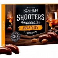 Roshen Shooters Chocolates Brandy Likörlü Çikolata  150 Gr
