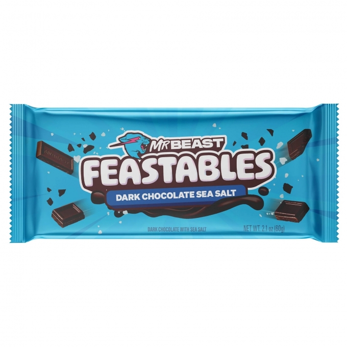 Feastables Mr Beast Dark Chocolate Sea Salt 60g