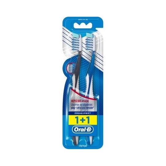 ORAL -B   Pro Expert 1+1 ORTA M 40 2'li  Dis Fırçası
