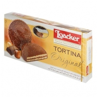 Loacker Tortina Çikolata Kaplı Bisküvi 125gr
