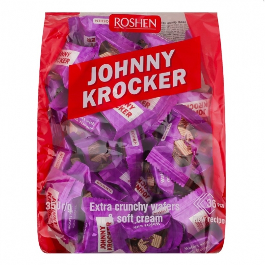 Roshen Johnny Krocker Milk Flavour Wafers 350g