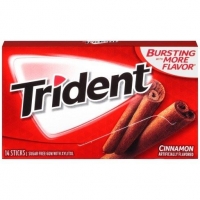 Trident  (brusting More Flavor Cınnamon Atıfıcally 14 Stıcks