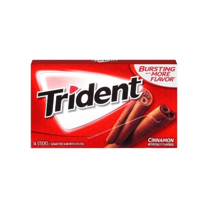 Trident  (brusting More Flavor Cınnamon Atıfıcally 14 Stıcks