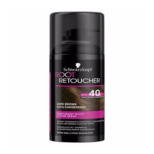 Schwarzkopf Kapatıcı Root Retoucher DarkBrown Koyu Kahverengi  120ml