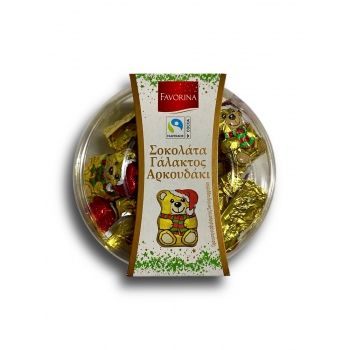 Favorina Ayıcık Figürlü Mini Sütlü Çikolata 125g