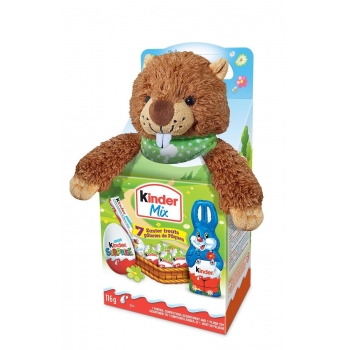 Kinder Maxi Mix Paskalya Sincap Figür 4 farklı Çikolata 133g