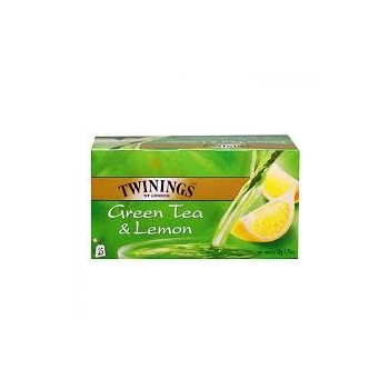 Twinings Green Tea & Lemon 25 Bardak