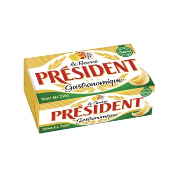 President Gastronomique Demi-Sel French Butter 250g