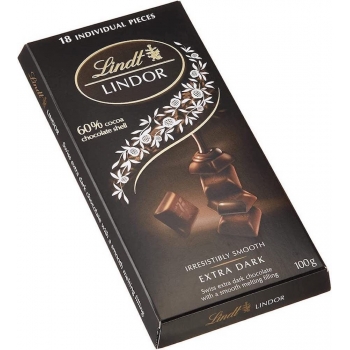 Lindt Lindor Extra Dark 60 percent Cocoa 100g