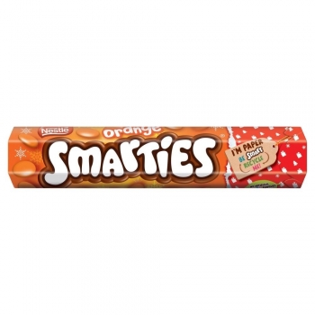 Smarties Orange Chocolate Giant Tube 120g