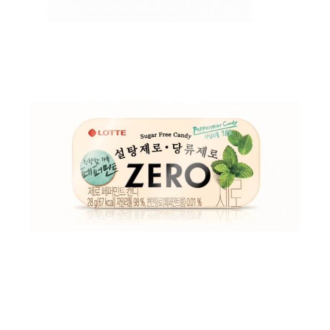 Lotte Zero - Sugar Free Peppermint Candy 28g