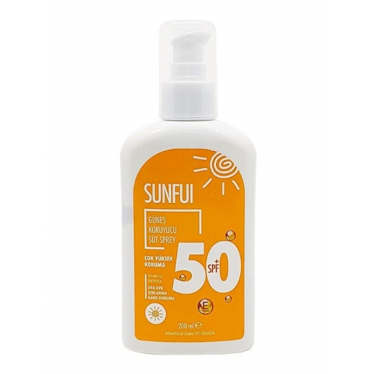 Sunfui Güneş Koruyucu Süt Spreyi 50 SPF 200 ml