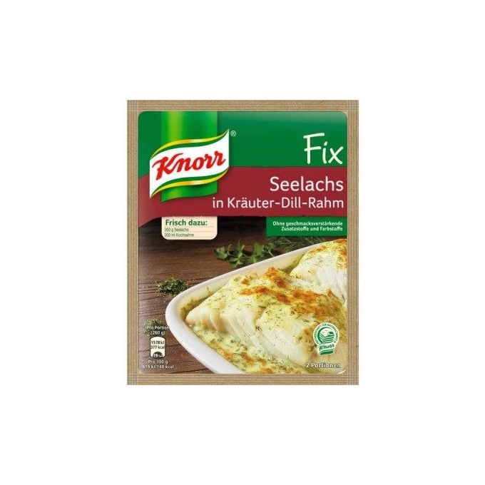 Knorr Fix Seelachs In Krauter Dill Rahm Sebzeli Kremalı Sos 30gr